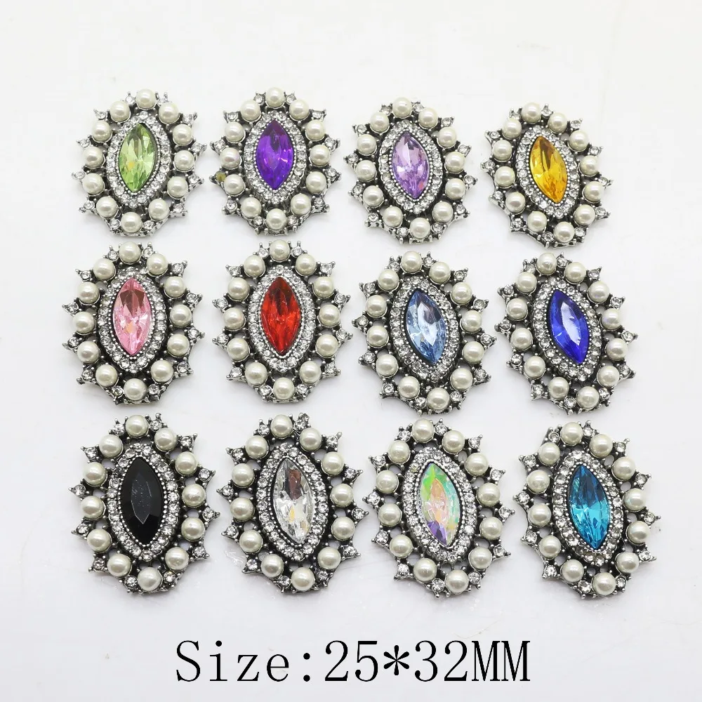 5 шт. декоративные акриловые пуговицы для одежды 25 х32 мм|rhinestone buttons|buttons fashionfashion