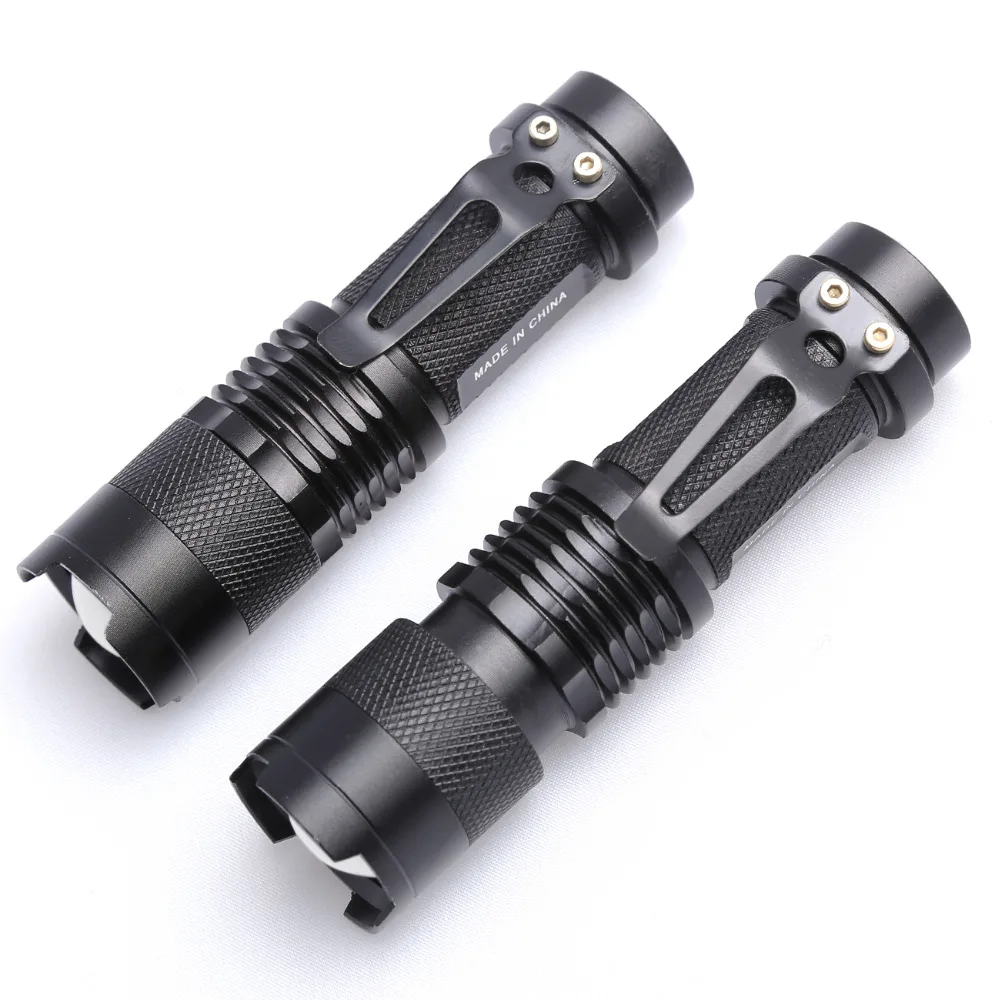 2x Масштабируемые 4000 Люмен CREE XML Q5 LED 18650 Тактический фонарик Фокус Факел Увеличить