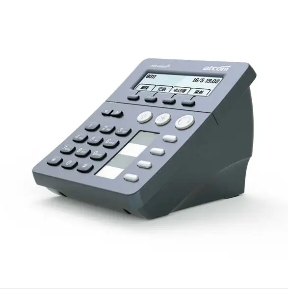 Абсолютно Новый ATCOM CT10 с H011A гарнитура VOIP SIP телефон 1 sip счетом колл центр IP
