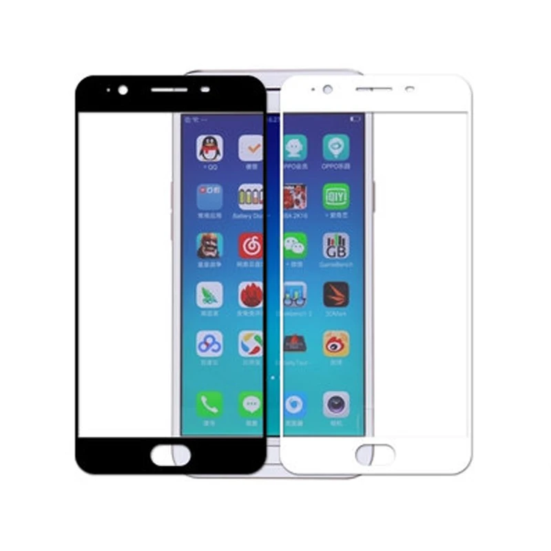 Закаленное стекло для OPPO F1S полное покрытие 9H Взрывозащищенный экран протектор F