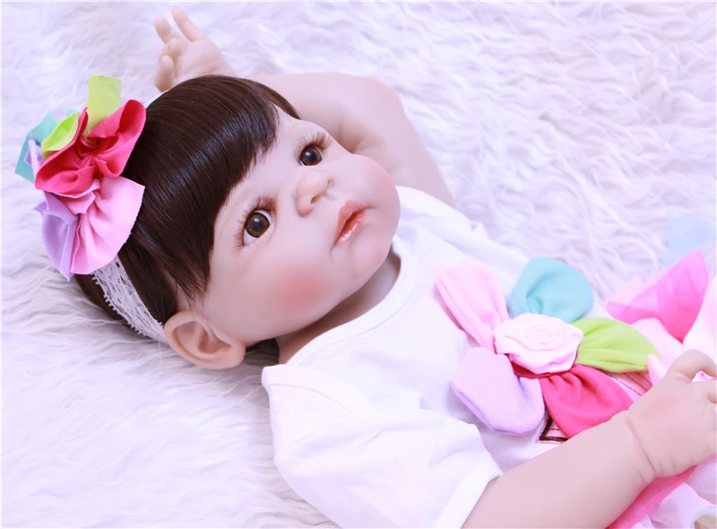Силиконовые куклы для новорожденных 22 &quot55 см девочек Bebe живой reborn bonecas можно