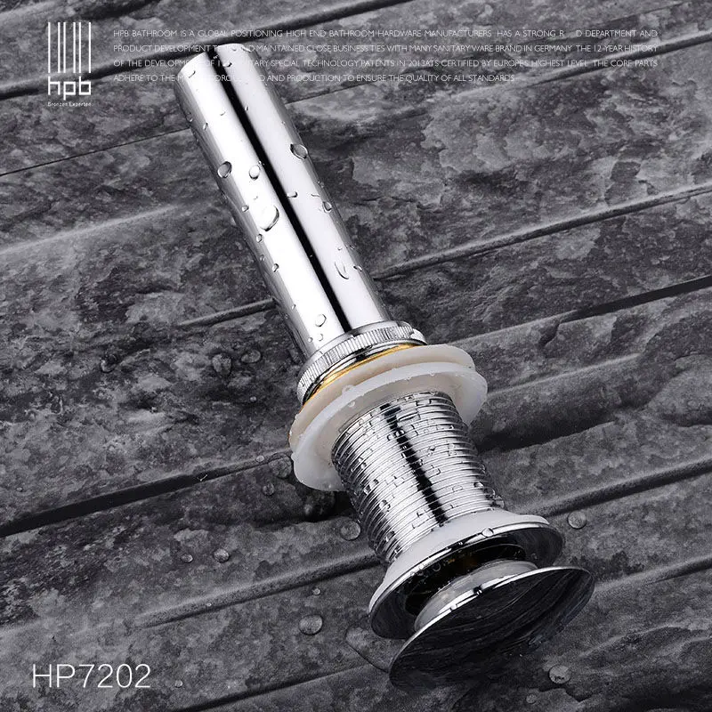 Латунный фильтр для раковины HPB выдвижной Слив с переливом Fregadero дренаж без