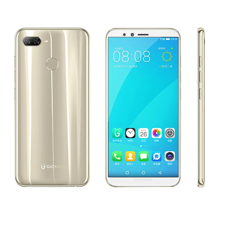 Gionee F6 мобильного телефона Android 7 1 4 аппарат не привязан к оператору сотовой связи