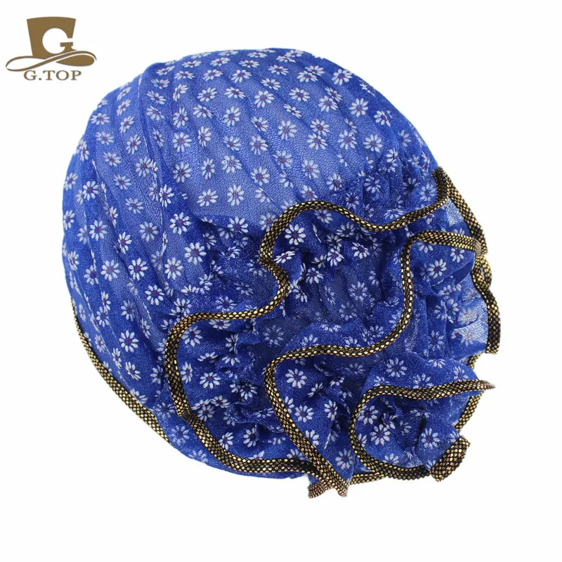 Бесплатная доставка новинка модная женская кружевная Шапка-бини с цветами шапка