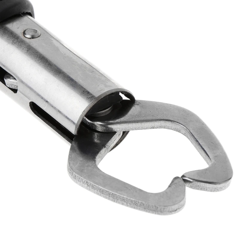 

OOTDTY Fishing Control Device Fish Lips Grips Grabber Pliers T Shaped Stainless Steel