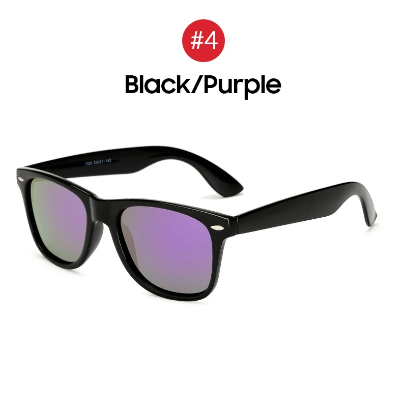 4 Black Purple VIVIBEE, Классические солнцезащитные очки, мужские, поляризационные,, женские, синие линзы, поляризационные, для ночного вождения, поляризационные, солнцезащитные очки для женщин, для вождения - Цвет линз: 4 Black Purple