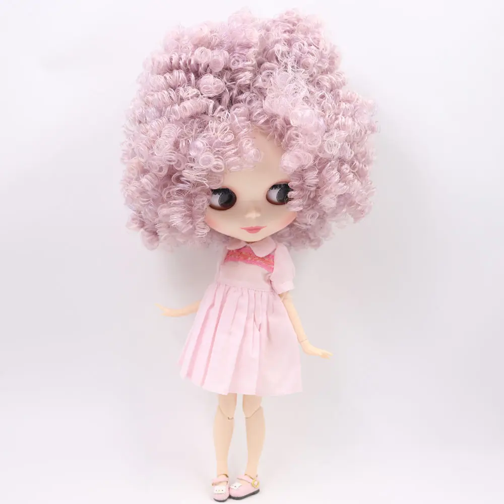 Ледяной обнаженный завод Blyth кукла No. BL1049/2352 фиолетовый микс розовые афро волосы