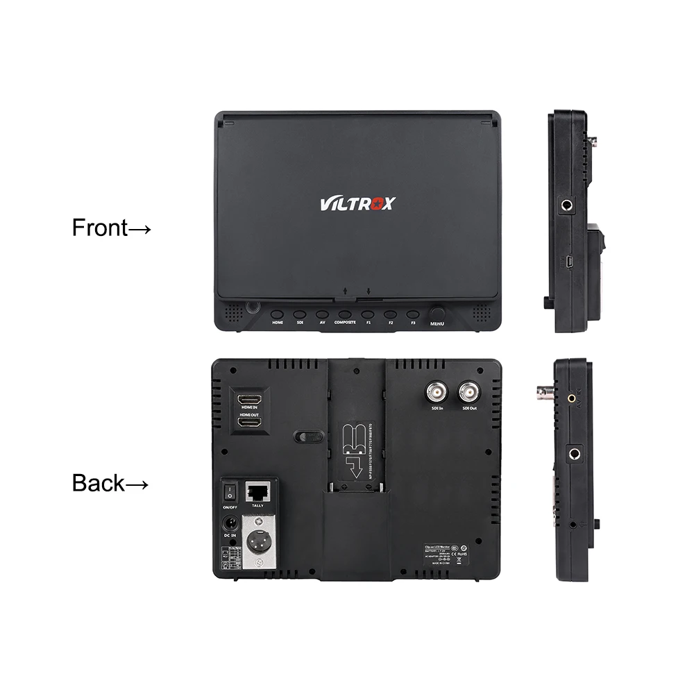 Viltrox DC 70EX 4K Porfessional 7 &quotHD клипса на ЖК камеру видео монитор разрешение 1024*600 для HDMI SDI