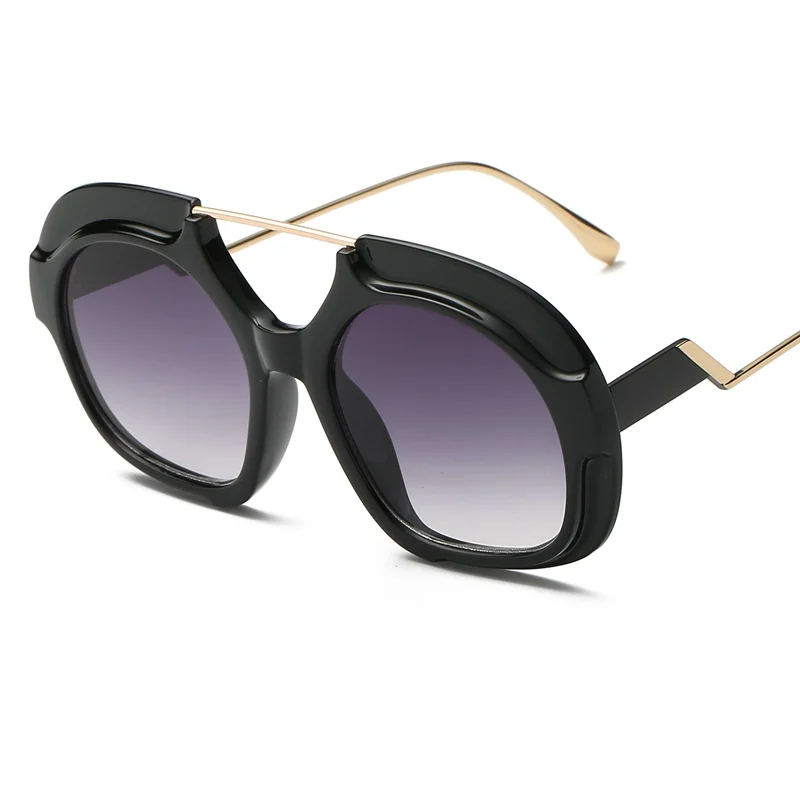 2019 Солнцезащитные очки женские модные уличные уличный стиль Модные Круглые