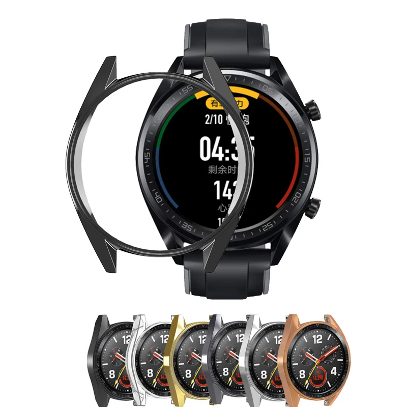 Защитный чехол для Huawei Watch GT/GT2 46 мм ТПУ ультра-тонкий гальванический Мягкая