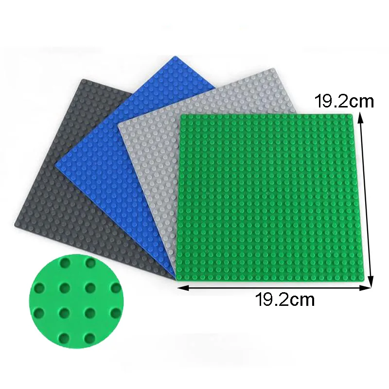 4 цвета маленькая точечная опорная пластина 24*24 точки 19*19 куб. М для DIY базовой плиты МОК строительный блок Свободный Кирпич, кирпичная фигура