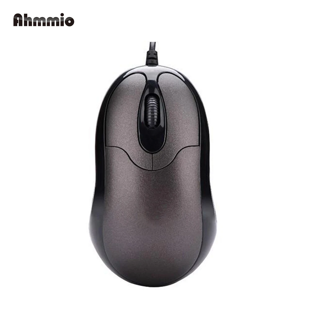 Ahmmio 1000 dpi 2 кнопки Проводная мышь оптическая для ПК ноутбук компьютер офисная