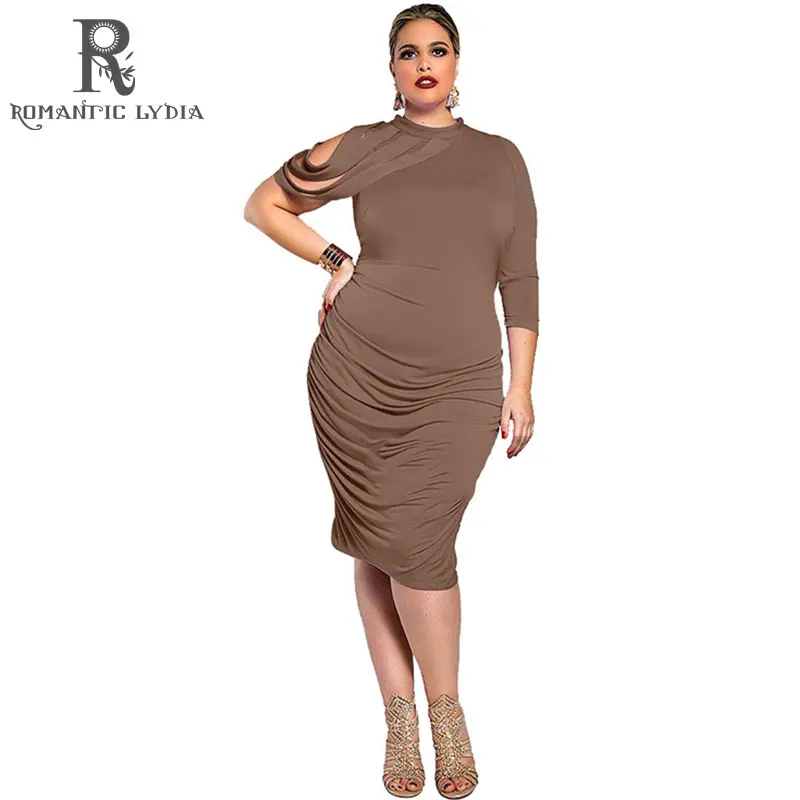 Облегающее платье миди размера плюс летнее винтажное облегающее до колена с