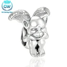 Винтажные шармы Ювелирные изделия из стерлингового серебра ювелирные изделия Hallowen детский подарок Шарм Fit Браслет брендовые ювелирные изделия