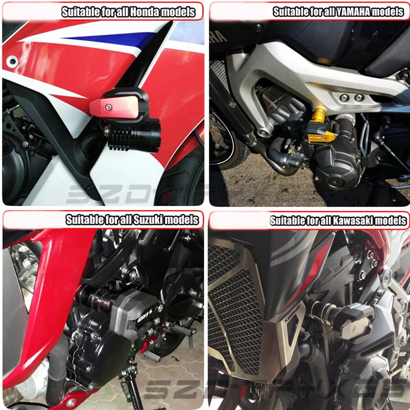 For SUZUKI GSF 1250 N BANDIT GSX650F GSX 650F Motorcycle Falling Protection Frame Slider Fairing Guard Anti Crash Pad Protector |