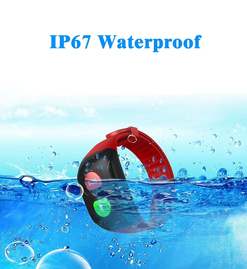 GPS SOS вызова Смарт часы браслет старый для мужчин безопасный трекер женщин