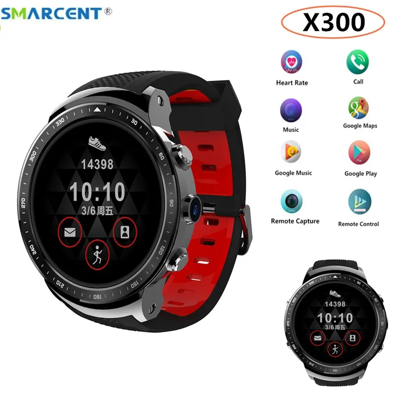 Лучшие продажи X300 Смарт-часы Android 5 1 MTK6580 Ram Гб Rom 16 500 мАч батарея часы с GPS 3G BT Phonewatch