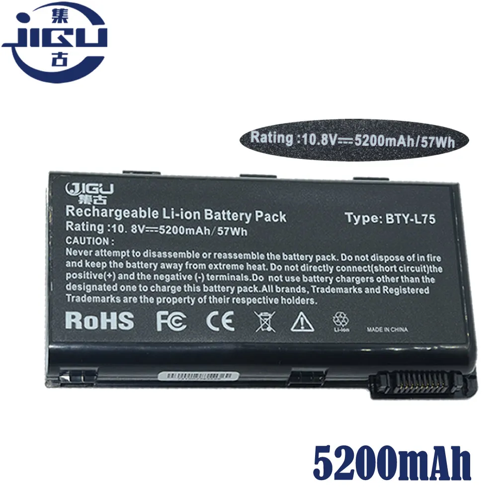 JIGU ноутбука Батарея для MSI BTY-L74 BTY-L75 MS-1682 91NMS17LD4SU1 91NMS17LF6SU1 957-173XXP-101 957-173XXP-102 |