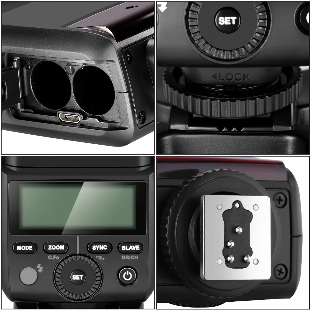 Neewer 2,4G Вспышка для фотокамер Speedlite HSS 1/8000 s ttl GN36 Беспроводной Главная ведомая вспышка Speedlite для sony a9 a7III a7RIII a7II a7RII a7SII a7 a7R a7S