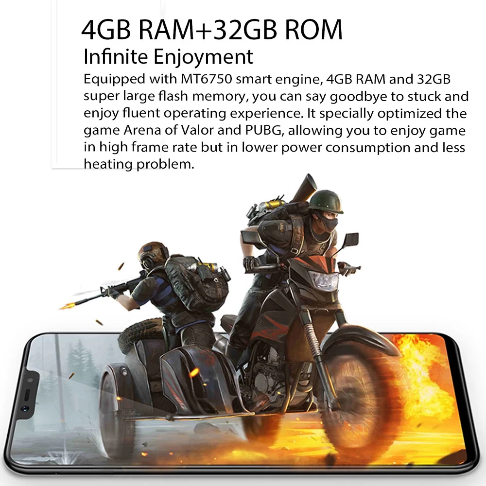 MEIIGOO S9 5000 мАч 4 ГБ 32 ГБ 6,18 дюймов Восьмиядерный быстрый заряд MTK6750T 1,5 ГГц сотовый FHD+ полный экран Android 8,1 4G LTE смартфон