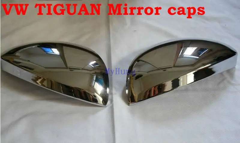 2 шт./комплект накладки на боковые зеркала заднего вида для Volkswagen TIGUAN 2010 2011 2012 2013