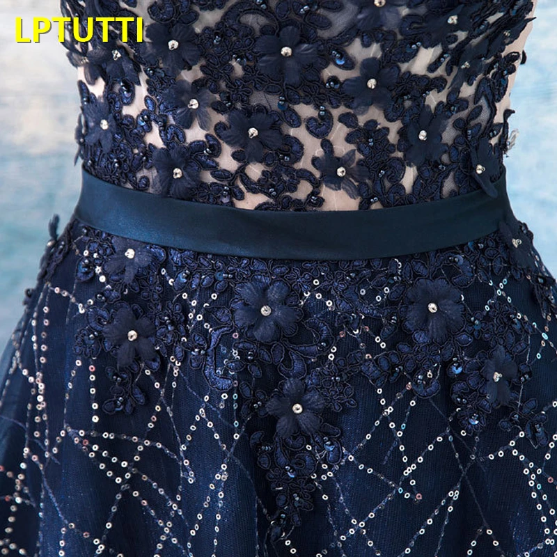 

LPTUTTI Beading Lace Crystal Plus Size New For Women Elegant Date Ceremony Party Prom Gown Formal Gala Luxury Long Evening Dress