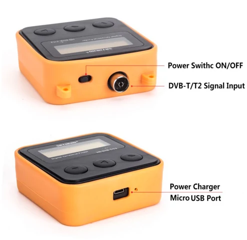 Sathero SH 110HD DVB T T2 ЖК экран карманный цифровой наземный искатель Поддержка QPSK