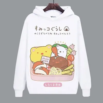 11 Женская толстовка для игры Sumikko Gurashi медведь Пингвин кошка милое пальто для девочек унисекс толстовки костюмы - Цвет: 11