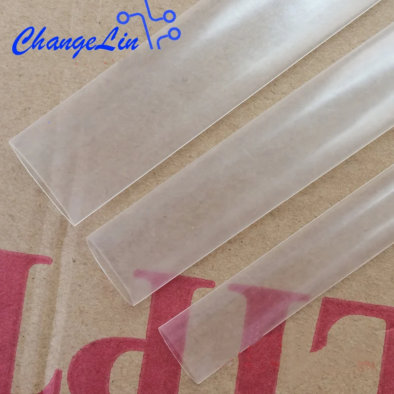 3 метра 90 мм прозрачная термоусадочная трубка для 18650 литиевых батарей провод