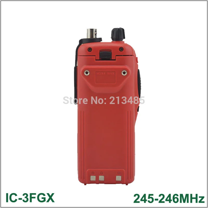 Совершенно новая рация IC-3FGX 245-246 МГц 100 каналов 5,5 Вт 100 каналов DTMF энкодер fm-приемопередатчик двухстороннее радио