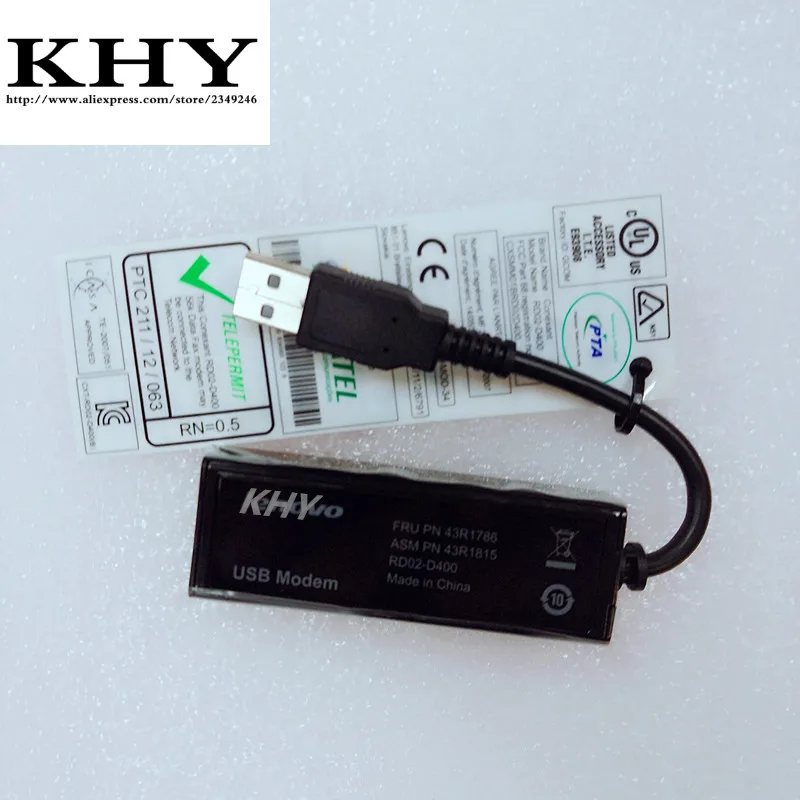 Внешний USB модем Lenovo 56K V.92 для передачи данных и с Windows 2000/XP/Vsita/7/8/10 FRU 43R1786 ASM PN 43R1815|usb