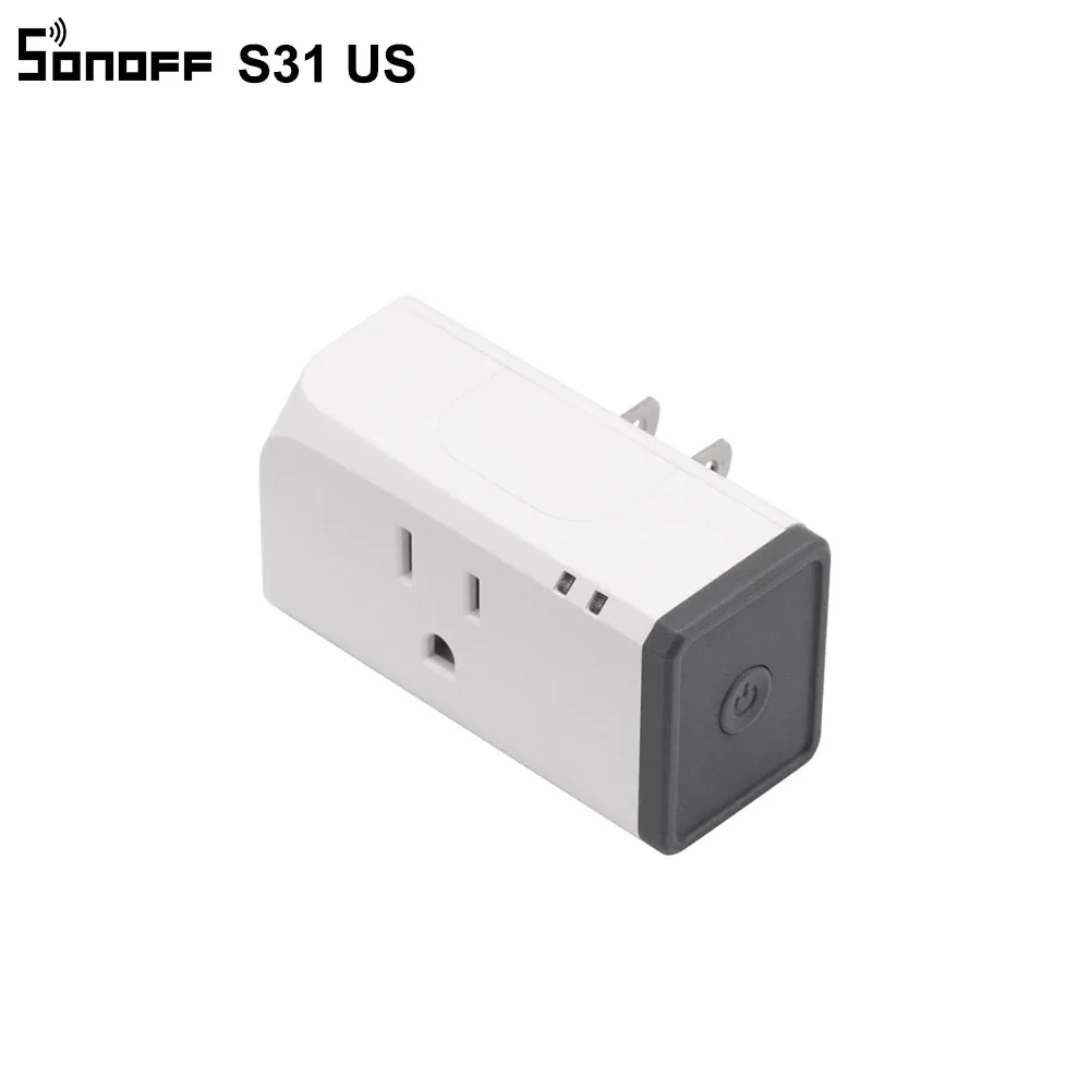 Смарт розетка Sonoff S31 15 А Wi Fi с поддержкой Alexa|Смарт-гаджеты| |