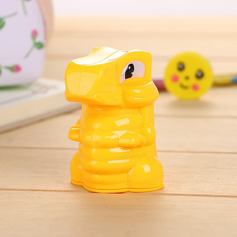 Творческий Kawaii карандаш динозавр точилка милые двойные ножи Точилки для детей