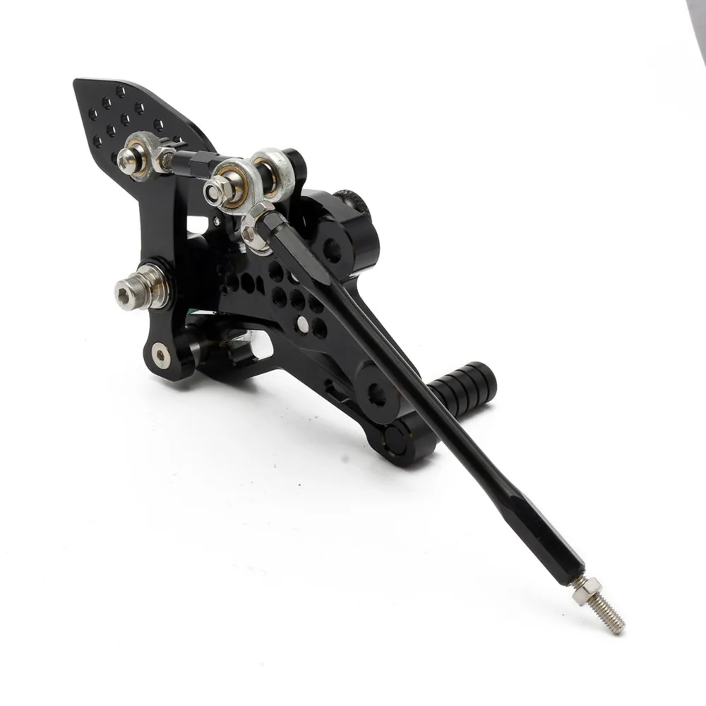 FZ1/FZ1 Fazer 2006- FZ8 2010-2013 Алюминиевый сплав мотоциклетные подставки для ног задний Набор Регулируемые подножки Rearset для Yamaha