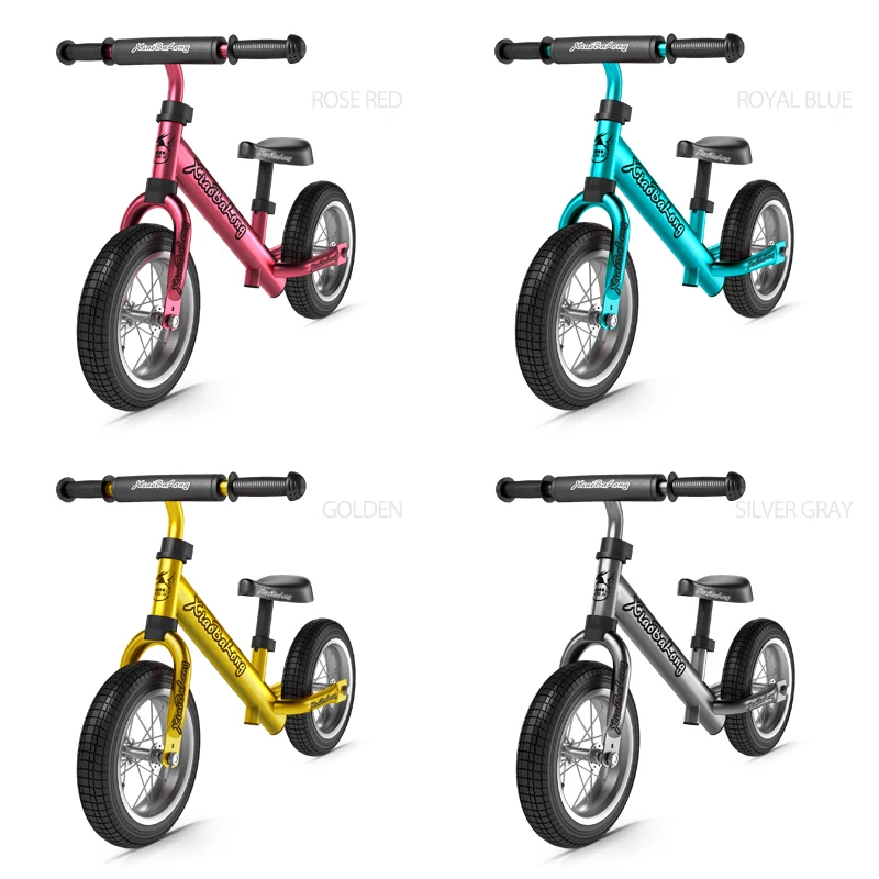 Новый детский двухколесный велосипед Скутер ходунки дюймов 12 без педалей