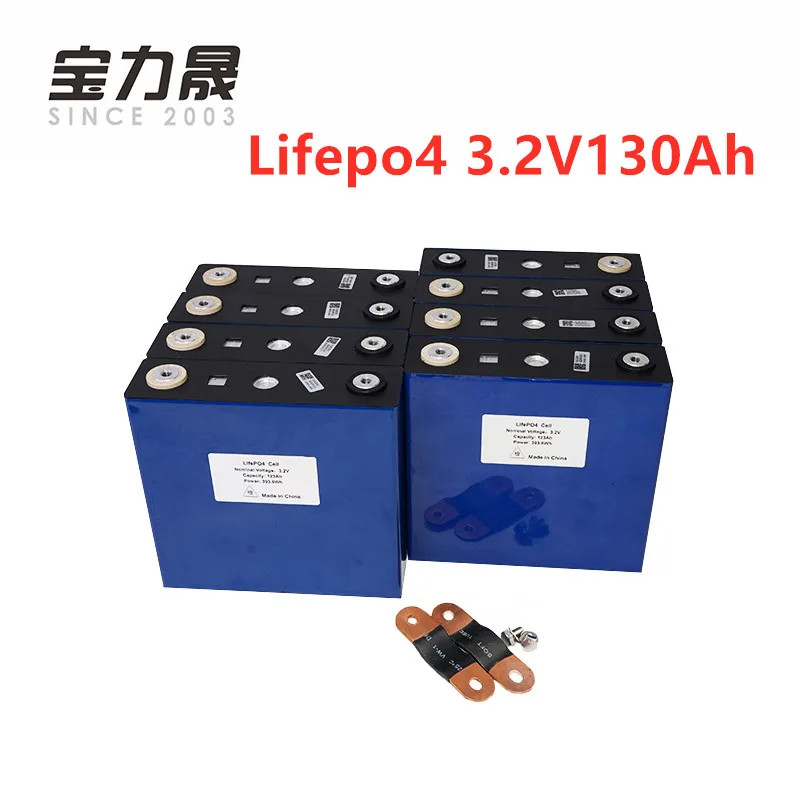 4 шт. CALB Новый 3 2 В 130Ah LiFePO4 долгий жизненный цикл 3500 раз не 120Ah для 12 хранения