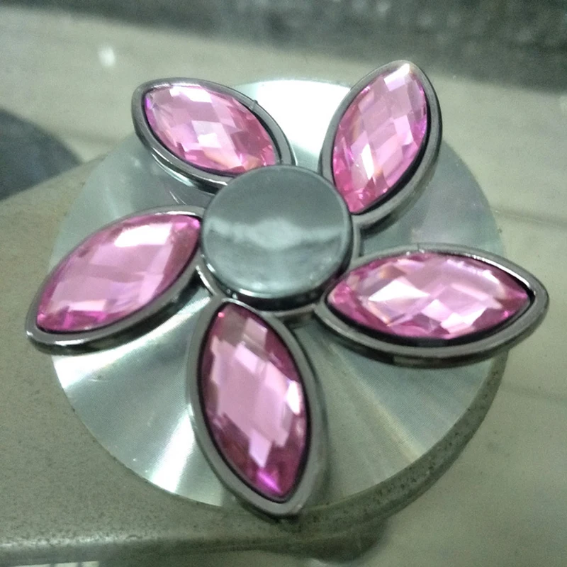 50 ШТ. Diamond Flower EDC Игрушки Треугольной Металла Непоседа Spinner Металл