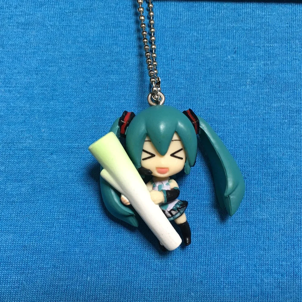 Новое поступление Hatsune Miku японский аниме Рисунок ПВХ брелок-подвеска для мобильного телефона ремень кулон