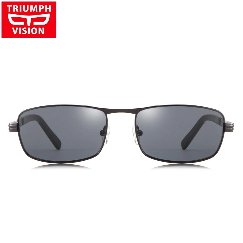 Мужские солнцезащитные очки TRIUMPH VISION квадратные для близорукости по рецепту