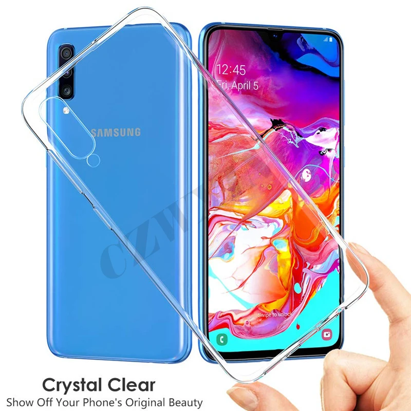 Чехол для Samsung Galaxy A70 чехол Мягкая силиконовая задняя крышка телефона A 70 A705 SM-A705F