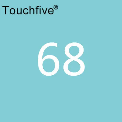 68 TOUCHFIVE дополнительный цвет двойная головка художественные маркеры Кисть ручка на спиртовой основе эскизные маркеры манга ручки для рисования товары для рукоделия - Цвет: 68