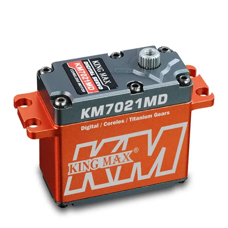 KINGMAX KM7021MD стандартный сервопривод 72 г 21 кг. См полностью металлический чехол