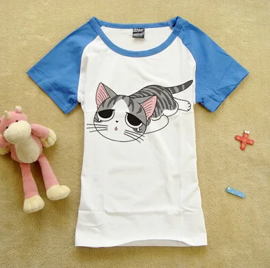 Аниме Chi's Sweet Home Chi модная Милая футболка унисекс для косплея 12 цветов бесплатная