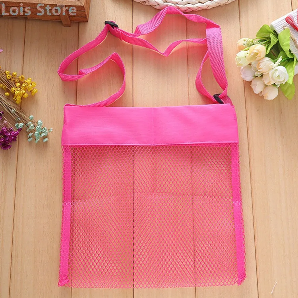 Сумка в виде раковины 1 шт. летняя детская складная сумка пляжная из сетки Детская