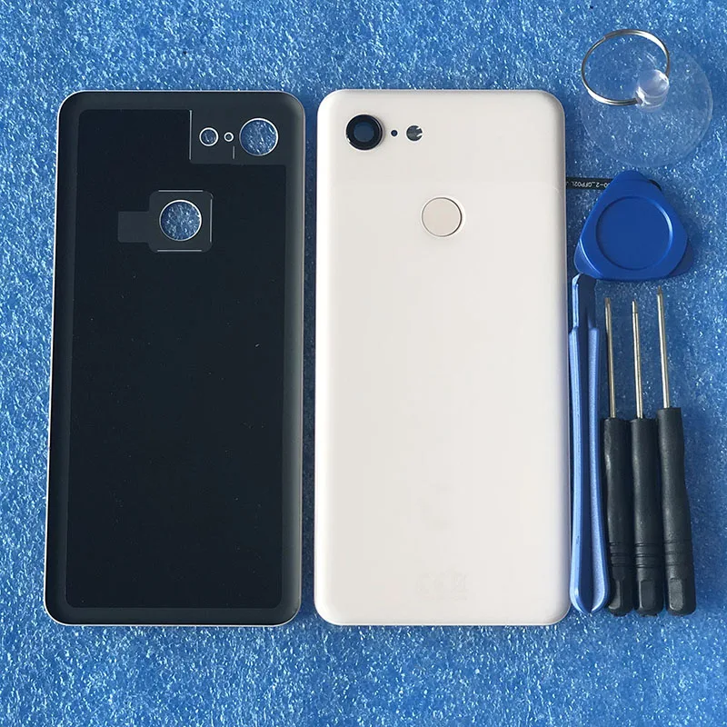 Для 5," htc Google Pixel 3 Axisinternational стеклянная задняя крышка для батареи чехол+ отпечаток пальца+ стеклянный объектив для Google Pixel 3