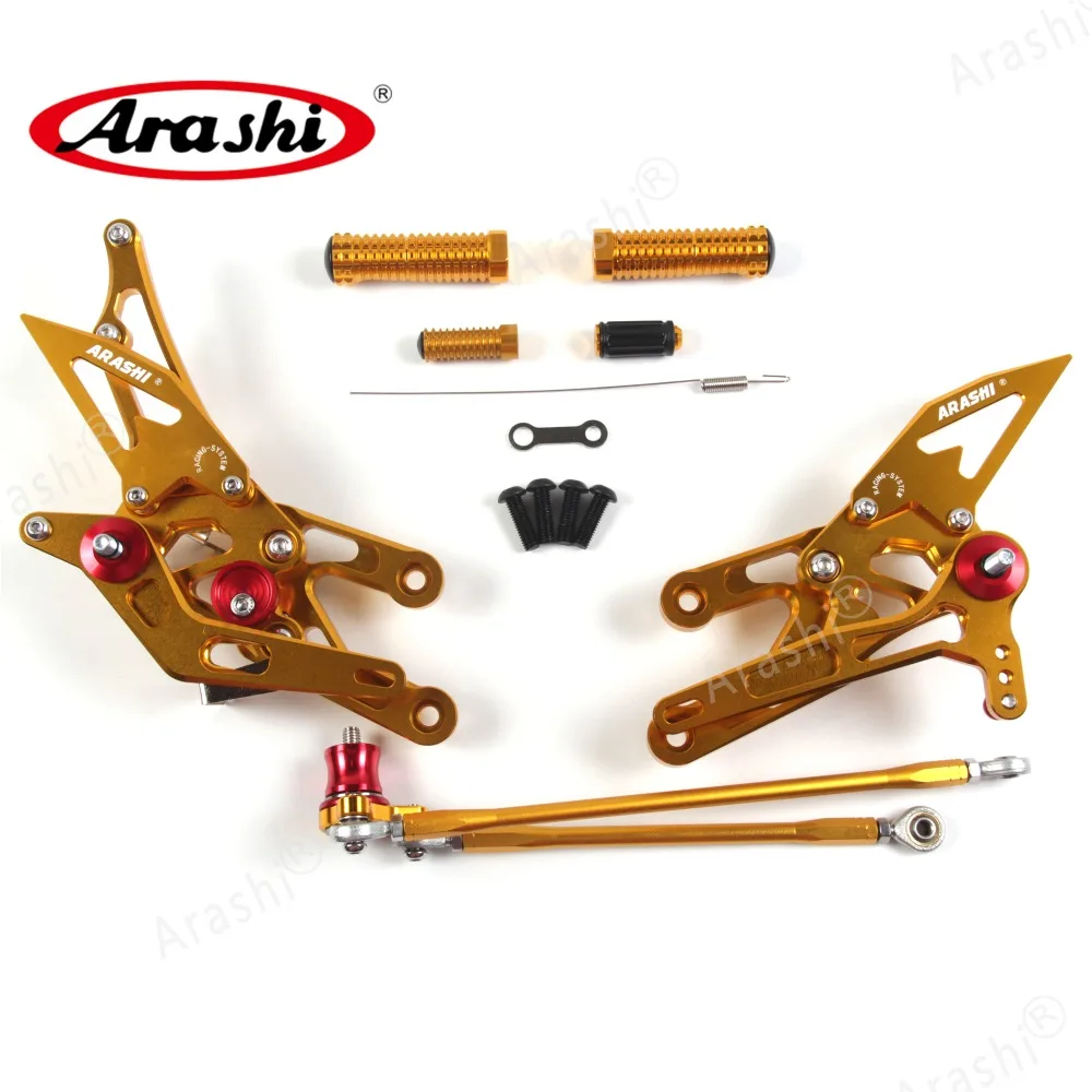 Араши подножка мотоциклиста для HONDA CBR600RR 2003-2006 CNC Регулируемые подножки CBR 600 RR 2003 2004 2005 2006 задние наборы Rearset