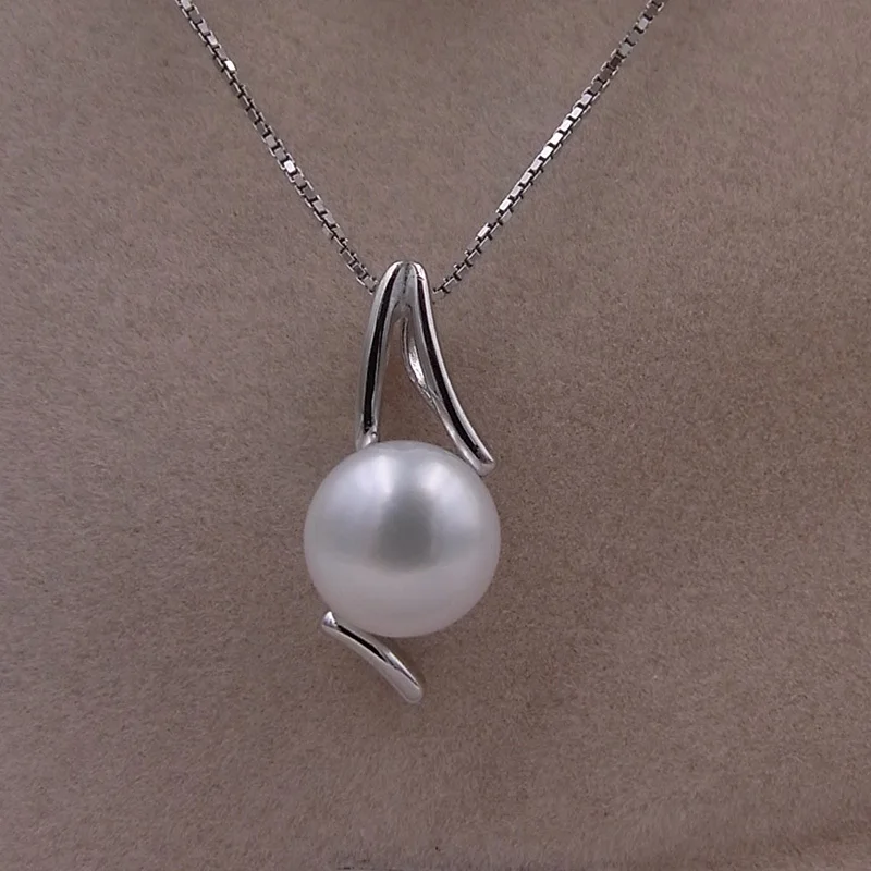 Женский ювелирный комплект из серебра 925 пробы с натуральным пресноводным