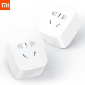 Умная Беспроводная розетка Xiaomi MIJIA ZigBee, шлюз с дистанционным управлением и таймером, с Wi-Fi разъемом