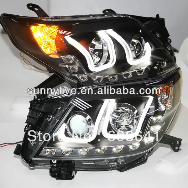 

Prado FJ150 LED U Type angel eyes Headlights for TOYOTA 2010-13 year LDV2