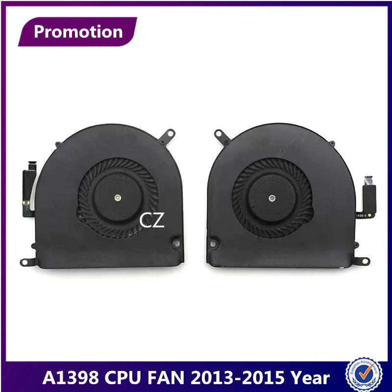 

Original A1398 CPU cooling fan for Macbook Pro Retina 15.4" A1398 left + right Cooler Fan 2013 2014 2015 Year 923-00536 610-0219